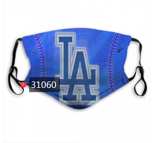 2020 Los Angeles Dodgers Dust mask with filter 22